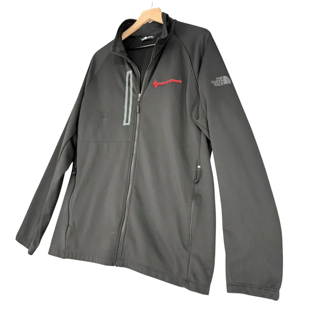 North Face Canyon Flats Fleece Jacket Men XL University of Phoenix Logo Employee